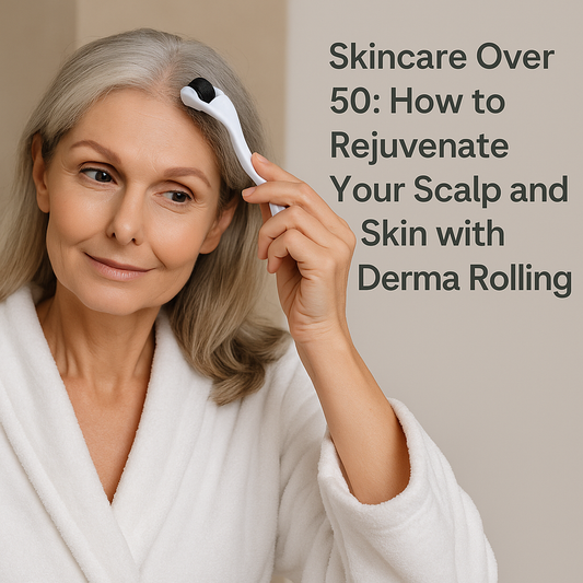 Skincare Over 50: How to Rejuvenate Your Scalp and Skin with Derma Rolling