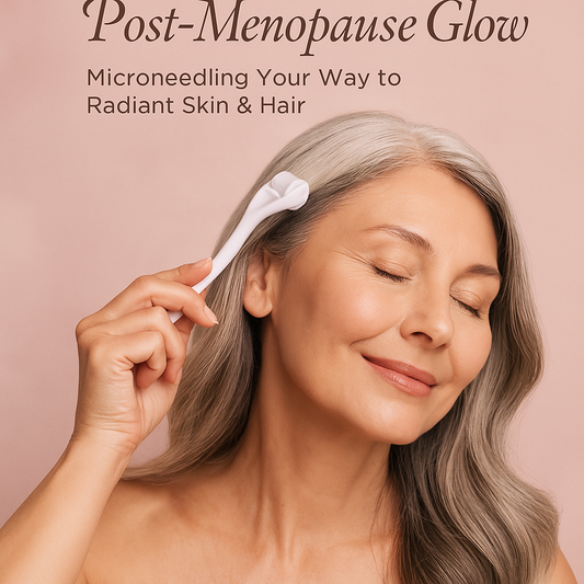 Embracing the Post-Menopause Glow – Microneedling Your Way to Radiant Skin & Hair