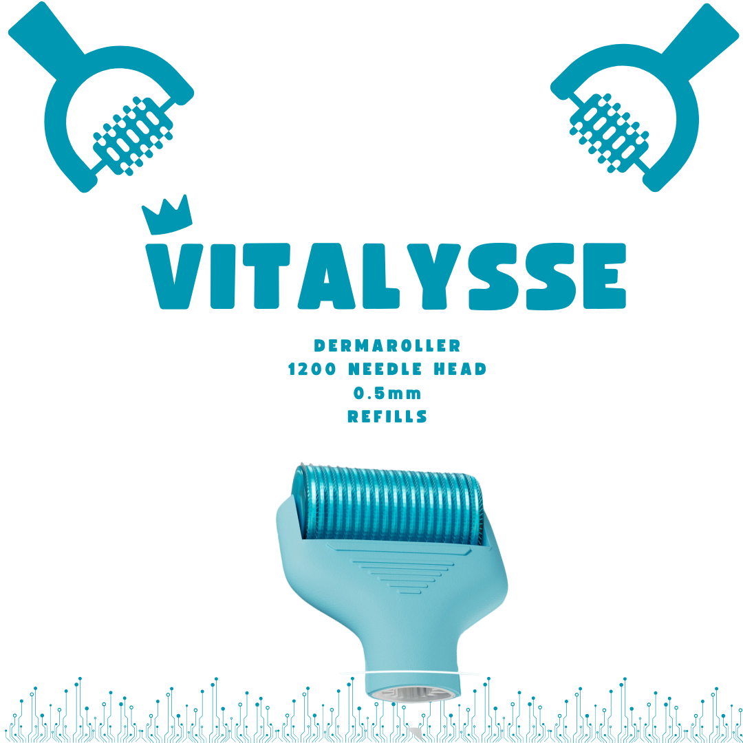 Vitalysse Derma Roller 1200 Needle Replacement Head (0.5mm x 2 pcs)