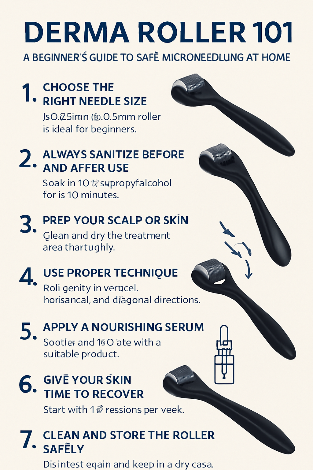 Derma Roller 101: A Beginner’s Guide to Safe Microneedling at Home