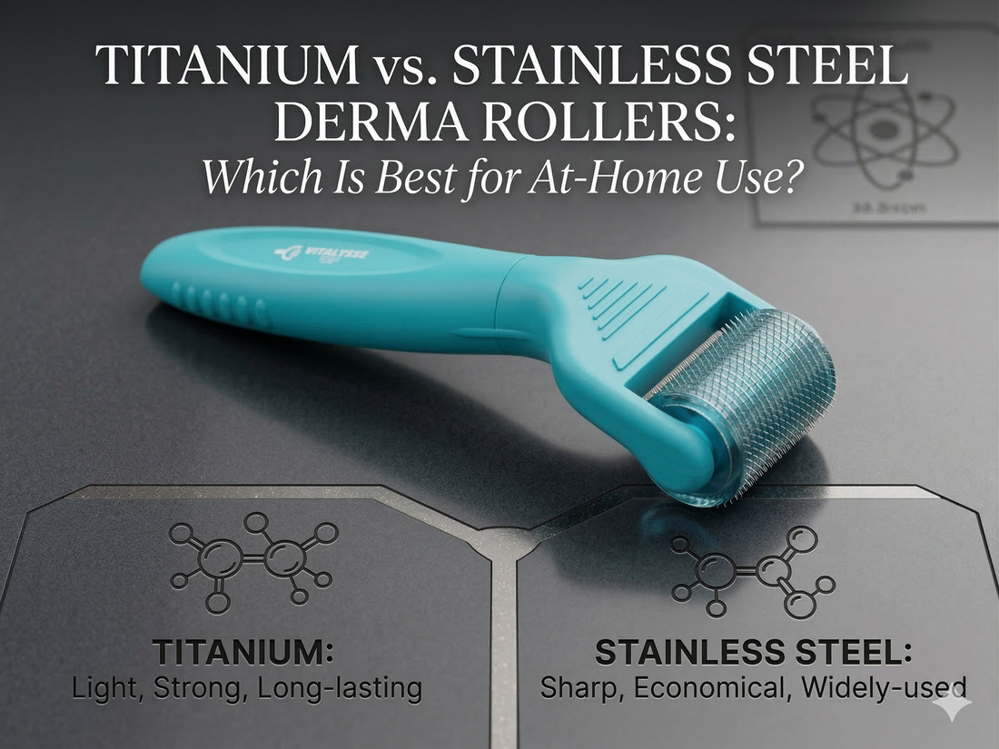 Titanium vs. Stainless Steel Derma Rollers: Which Is Best for At‑Home Use?