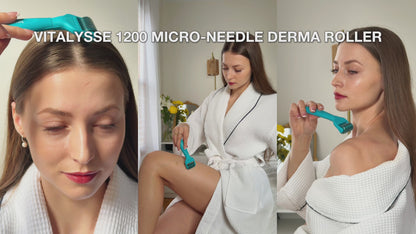 Vitalysse 0.5mm Derma Roller for Scalp, Face & Body